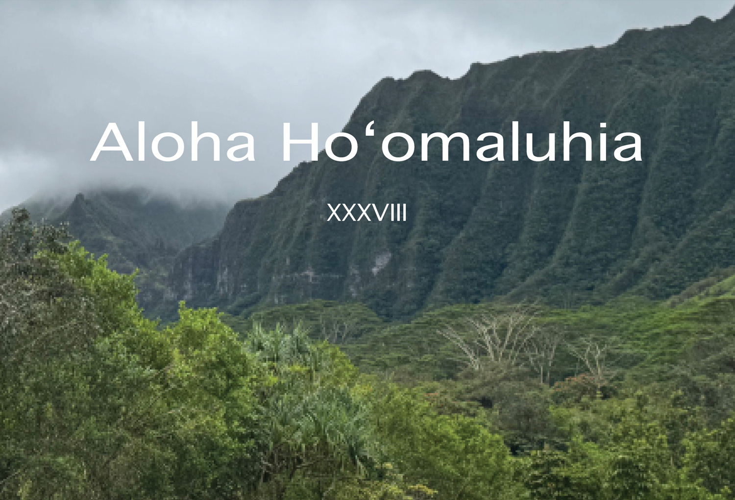 Aloha Hoʻomaluhia XXXVIII